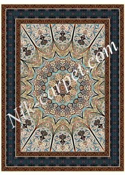 فرش کاشان طرح عروس